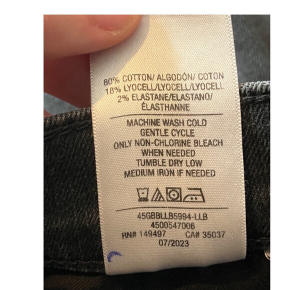 Joe's Jeans Lilibet High-Rise Straight ankle grey size 24 - Picture 8 of 8